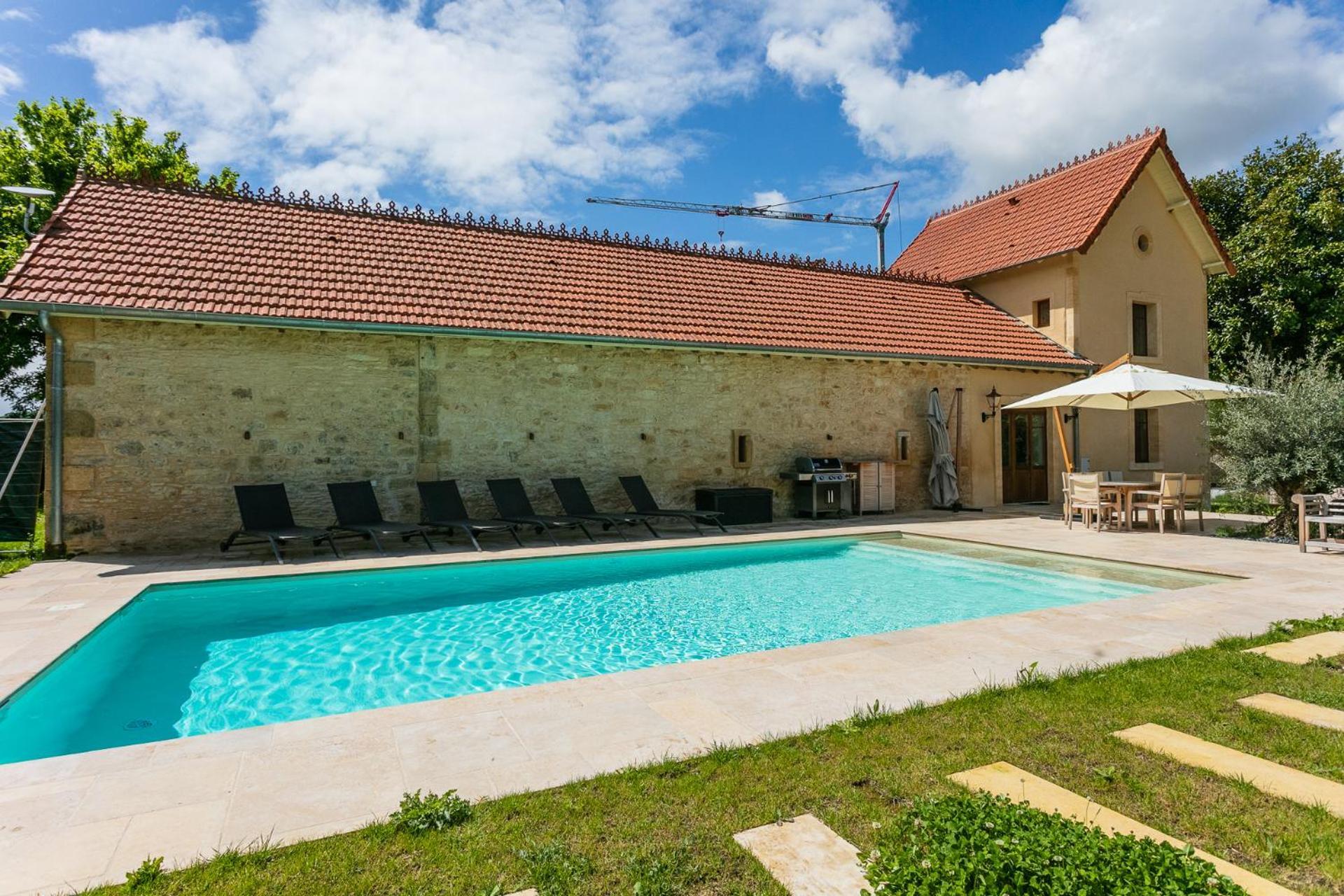 Calviac-en-Perigord Guardian House Of Chateau Monteil With Heated Pool And Jacuzzi 빌라 외부 사진